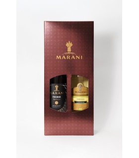 Zestaw prezentowy Gemieri Białe półwytrawne +  Pirosmani czerwone półwytrawne